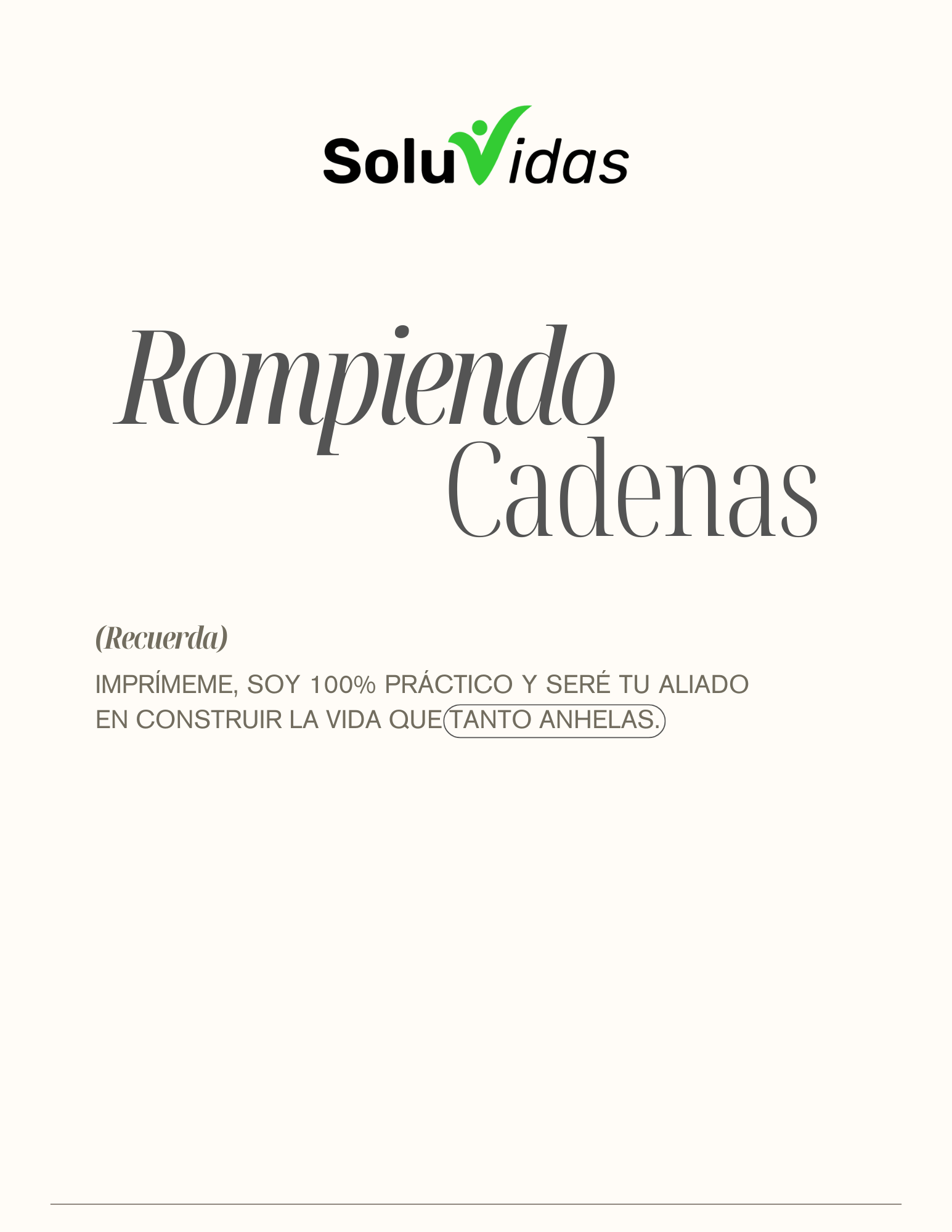 Rompiendo cadenas 12