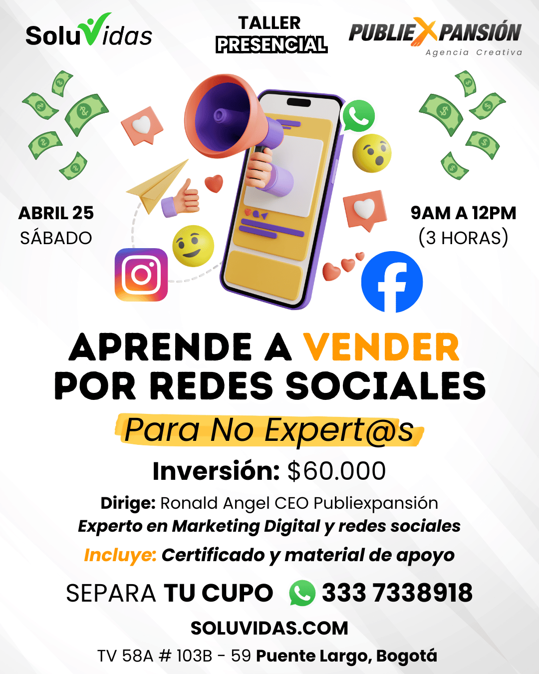 Taller presencial Aprende a Vender